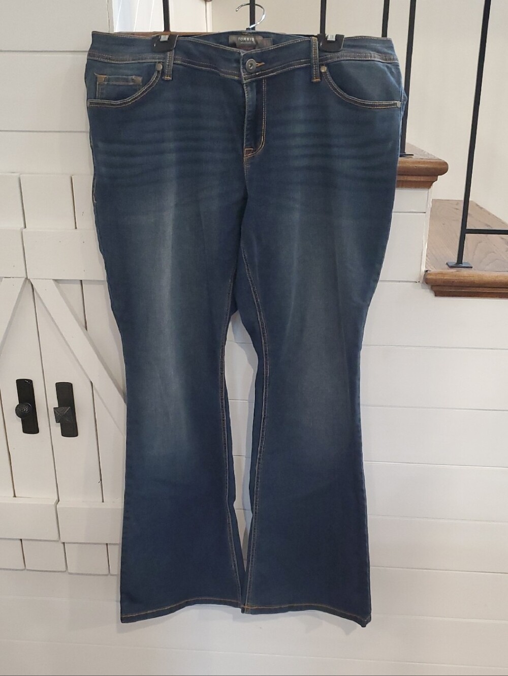 Torrid Dark Blue Flare Jeans